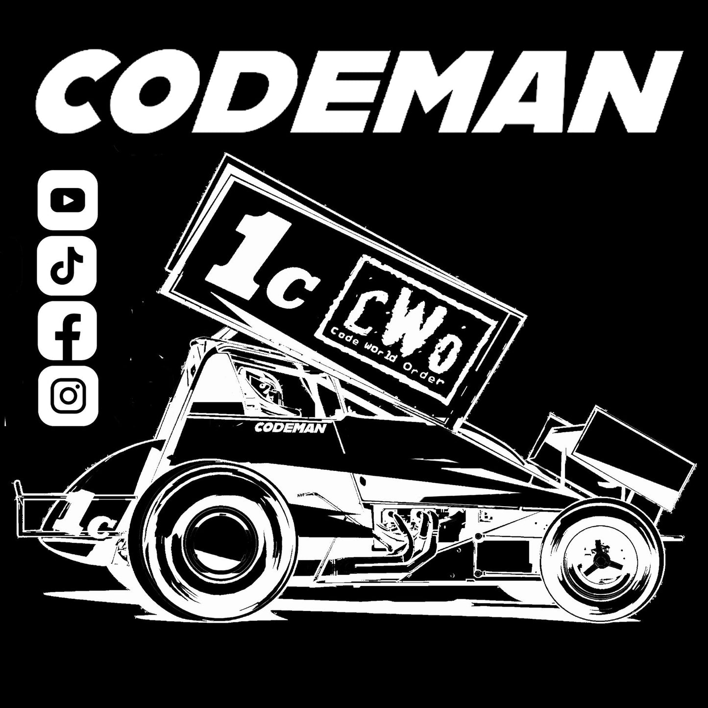 Codeman Sprint Car T- Shirt